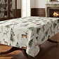 Mantel Navidad Reno Repelente Al Agua Rectangular 235×155 Cm - Miniatura 3