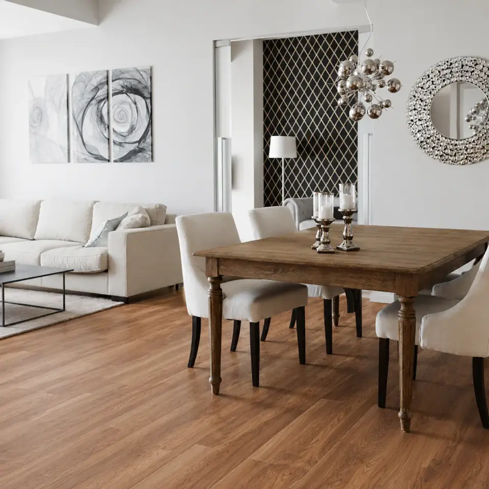 Piso Vinílico SPC Parket Walnut 2