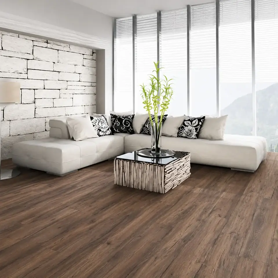 Piso Vinílico SPC Walnut 2