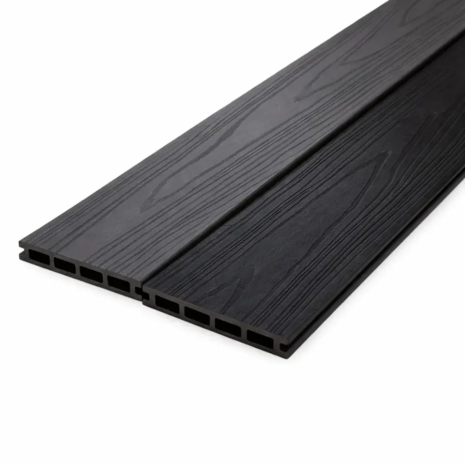 Piso Deck WPC Coextruido Black/Grey Graphite 1
