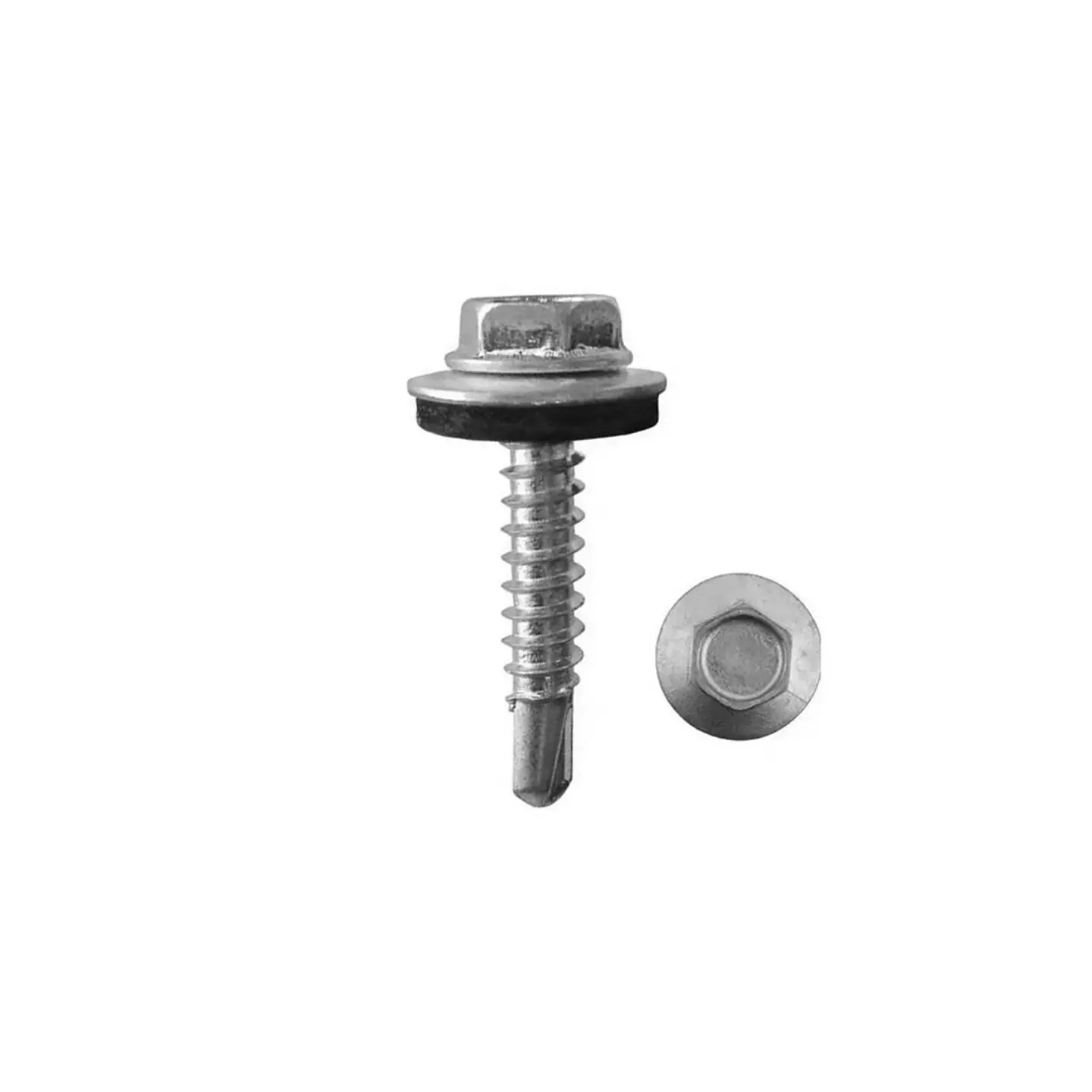 Tornillo Autoperforante Hexagonal con Golilla #10 x 1¼
