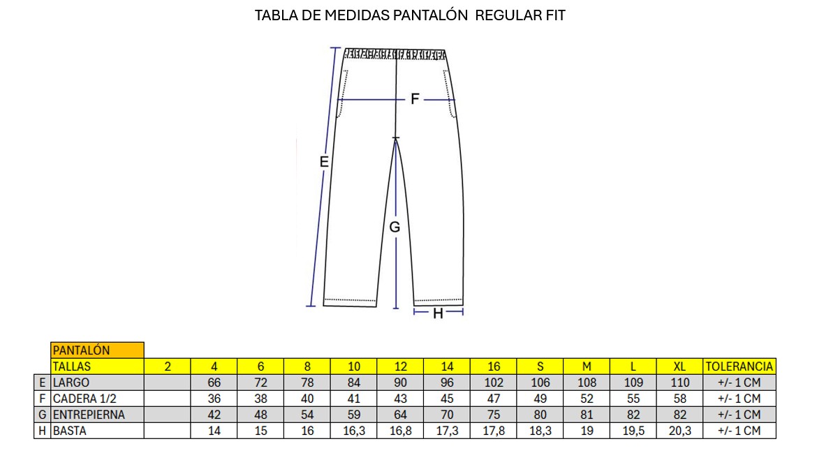Pantalón Buzo Azul Marino Regular Fit 2