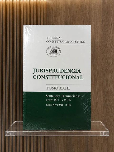 Jurisprudenca constitucional, Tomo XXIII