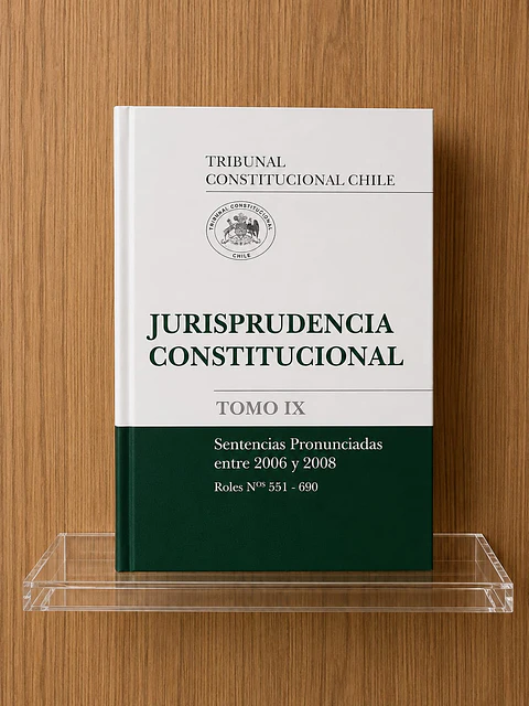 Jurisprudencia constitucional Tomo IX