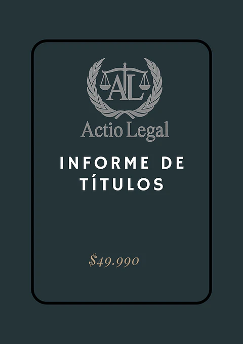 Informe de títulos
