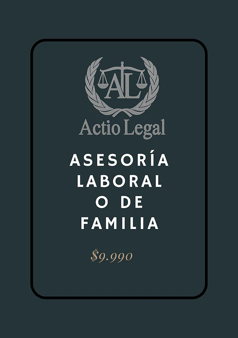 Asesoría laboral o derecho de familia