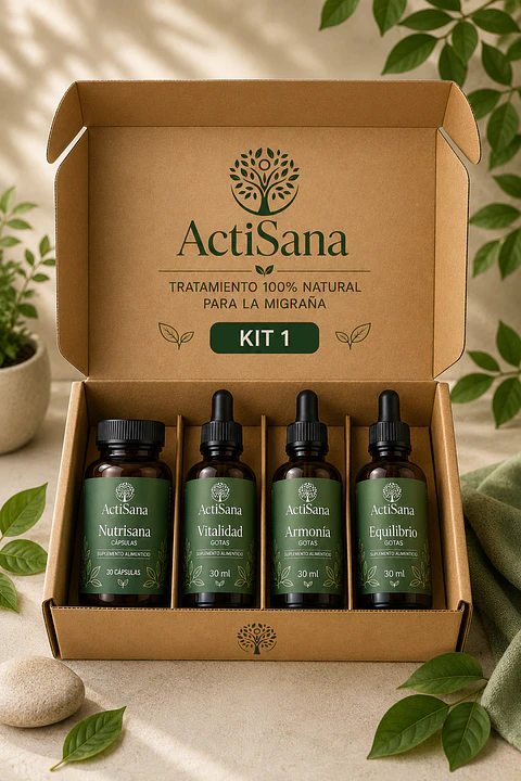 Kit de Tratamiento Natural para la Migraña x 3 Meses