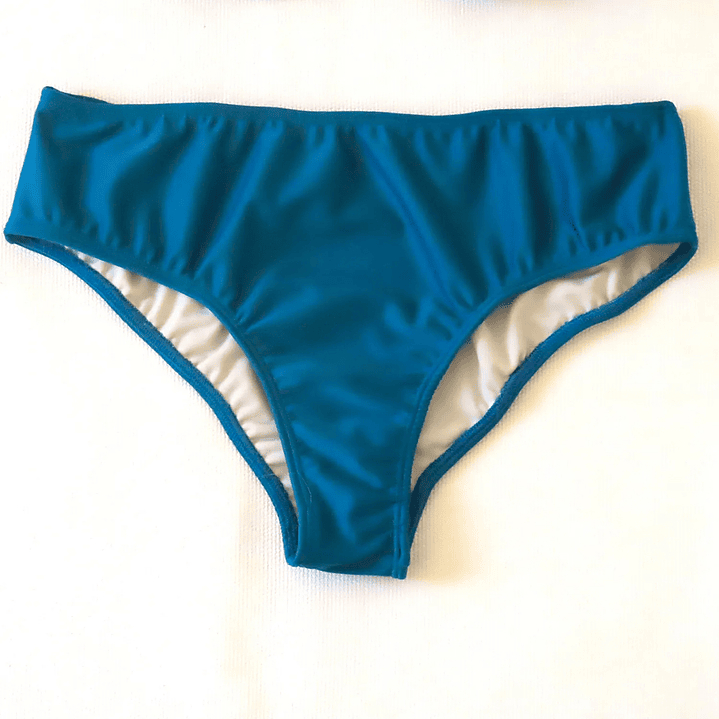 HERMOSO BIKINI de mujer con Top de Triángulos y Bottoms sin amarre - Petroleo 3