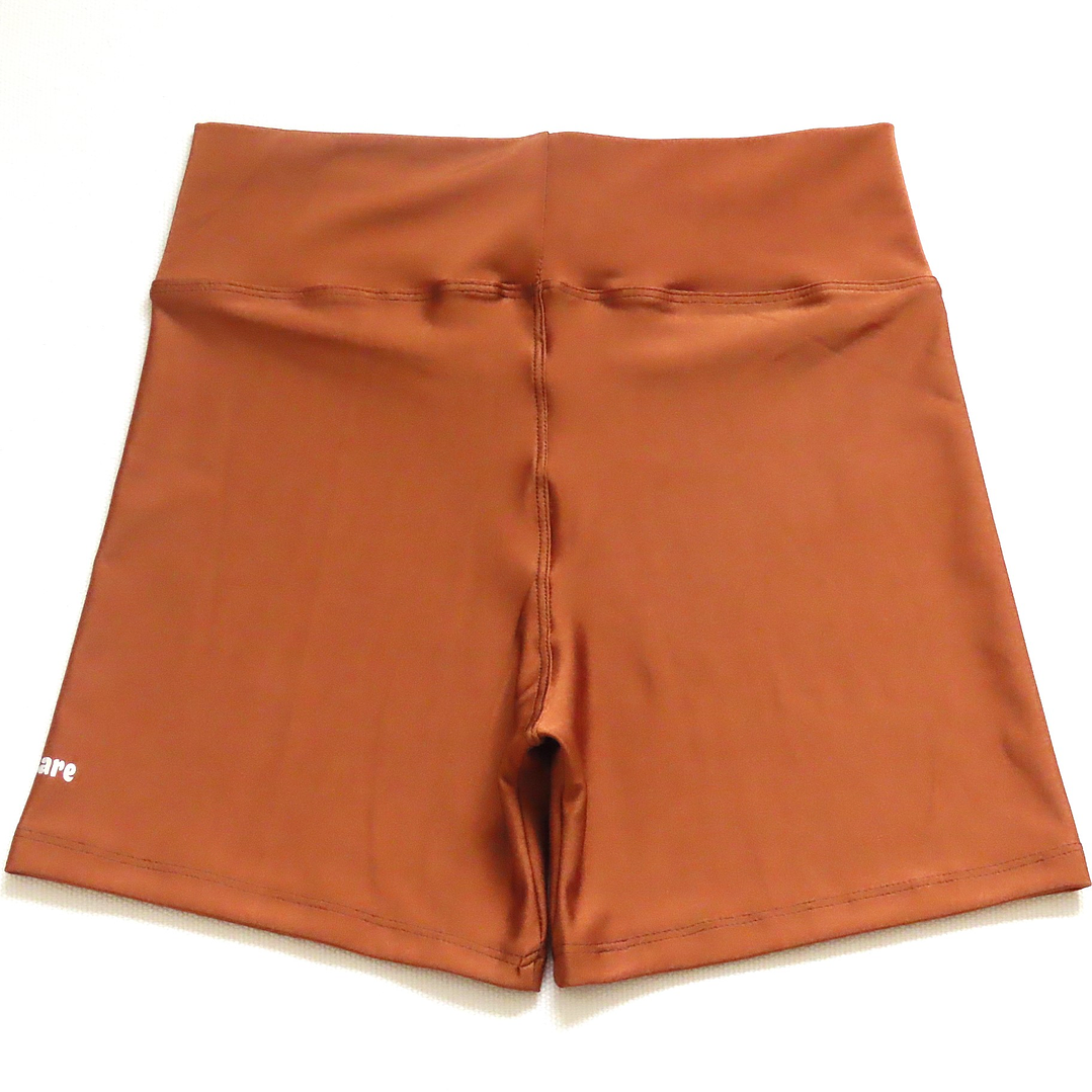 Calzas Corta Lycra Dupont Deportiva Costura Reforzada - Ocre 3