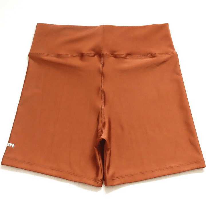 Calzas Corta Lycra Dupont Deportiva Costura Reforzada - Ocre 3