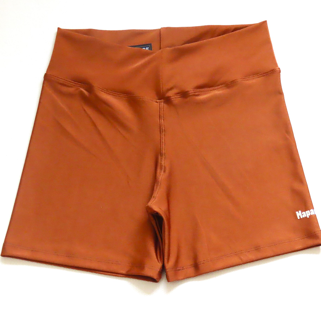 Calzas Corta Lycra Dupont Deportiva Costura Reforzada - Ocre 4