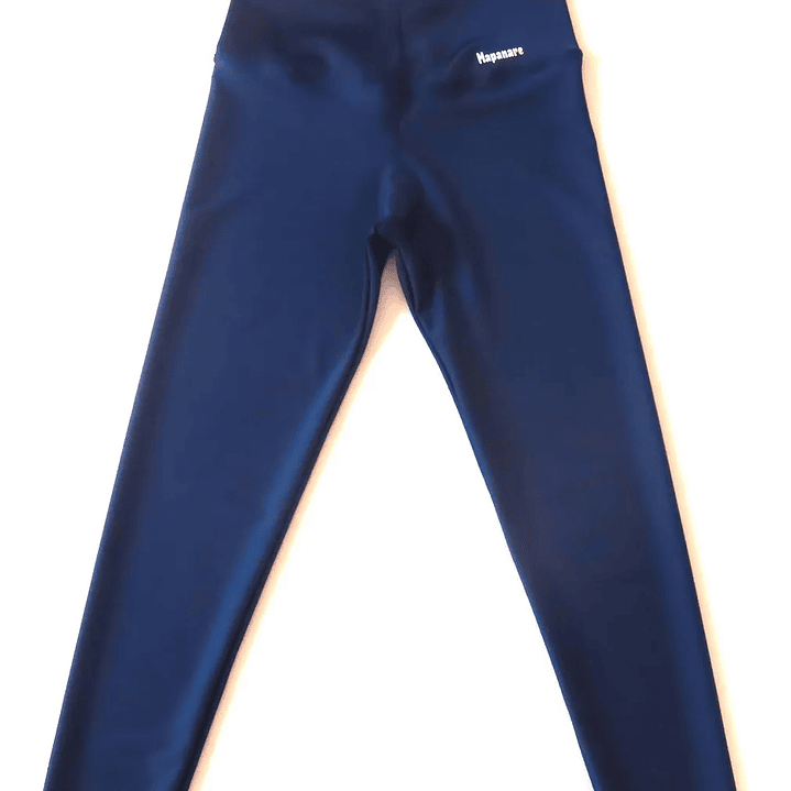 Calzas Larga Lycra Dupont Deportiva Costura Reforzada Azul Oscuro 3