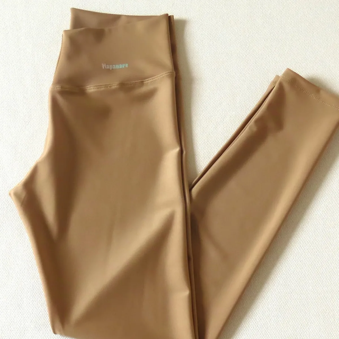 Calzas Larga Lycra Dupont Deportiva Costura Reforzada Beiges 3