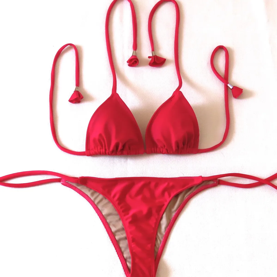 Traje de Baño Bikini  mod. Chocolate Prisma Color Fuscia 2