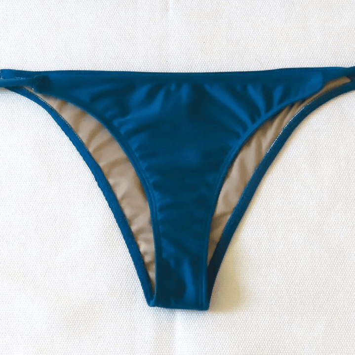 Traje de Baño Bikini  mod. Chocolate Prisma Color Azul Petroleo 5