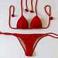 Traje de Baño Bikini  mod. Chocolate Prisma Color Rojo - Miniatura 2