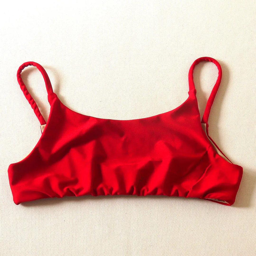 Traje de Baño Bikini  mod. Amazona Color Rojo 3