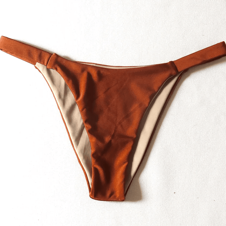 Traje de Baño Bikini  mod. Amazona Color Cafe 3