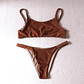 Traje de Baño Bikini  mod. Amazona Color Cafe - Miniatura 2