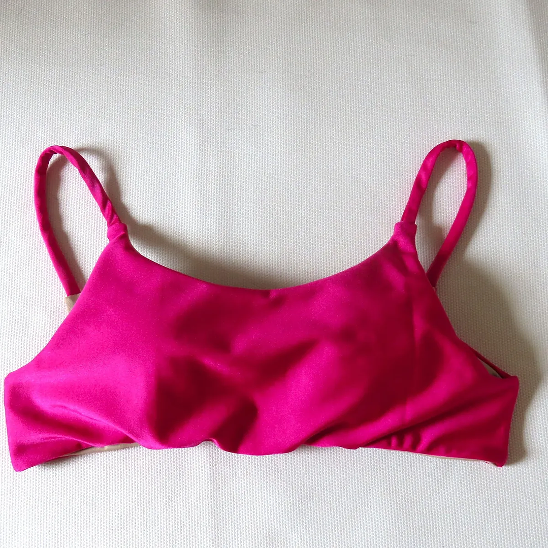 Traje de Baño Bikini  mod. Amazona Color Fuscia 4