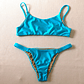 Traje de Baño Bikini  mod. Amazona Color Celeste - Miniatura 5