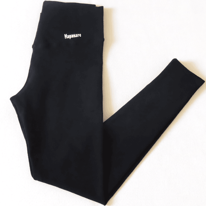 Calzas Larga Lycra Algodon Deportiva Costura Reforzada Negro 5