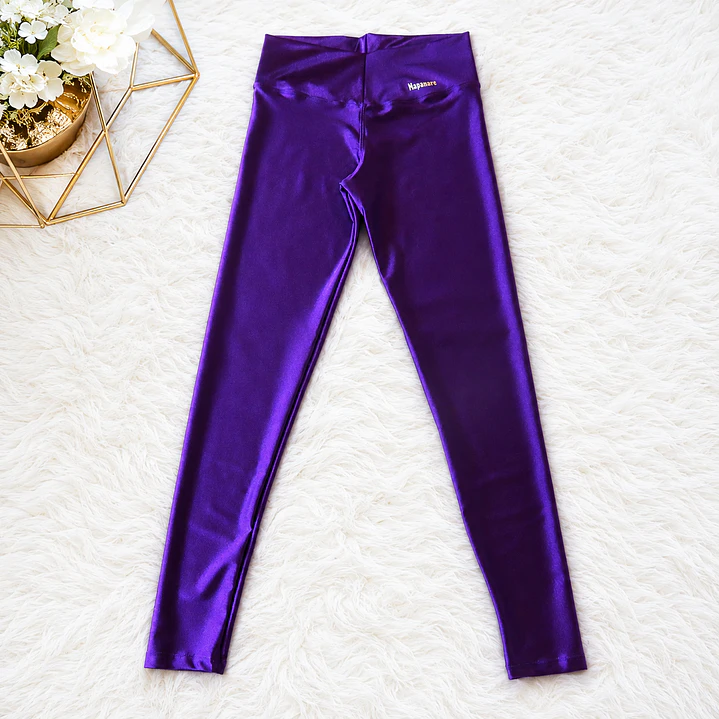 Calza Larga mod. ZEN color Morado  en Lycra Dupont con costura reforzada 2