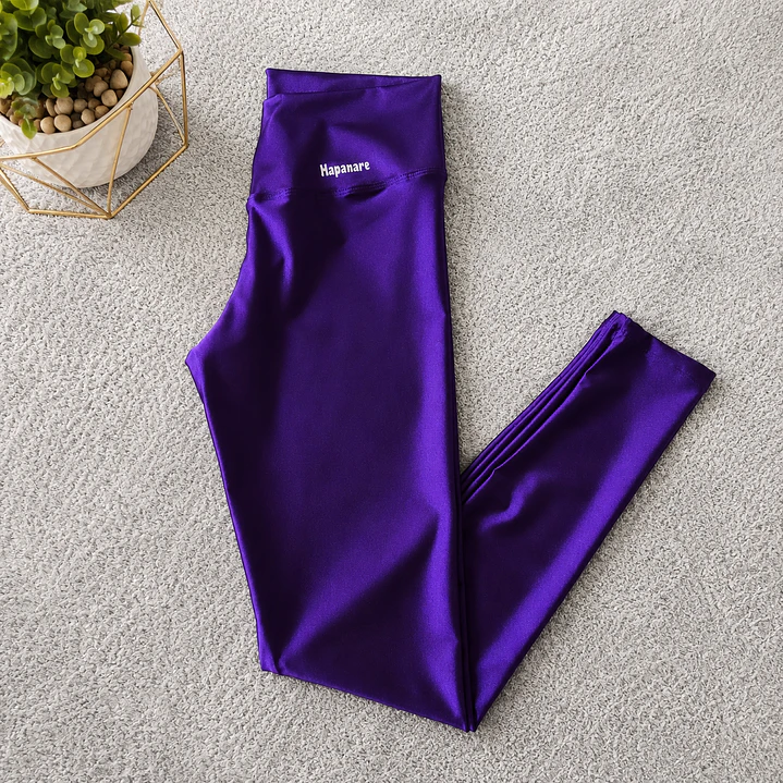 Calza Larga mod. ZEN color Morado  en Lycra Dupont con costura reforzada 3
