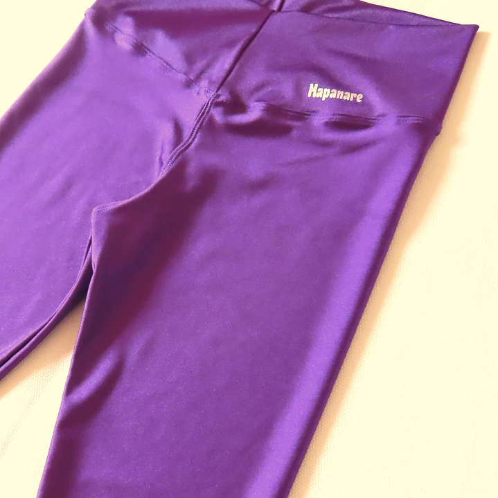 Calza Larga mod. ZEN color Morado  en Lycra Dupont con costura reforzada 4