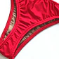 Bottoms/Calzón Semi Colaless Rojo individual del Bikini  mod. Chocolate  - Miniatura 3