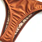 Bottoms/Calzón Semi Colaless Café/Ocre individual del Bikini  mod. Chocolate  - Miniatura 3