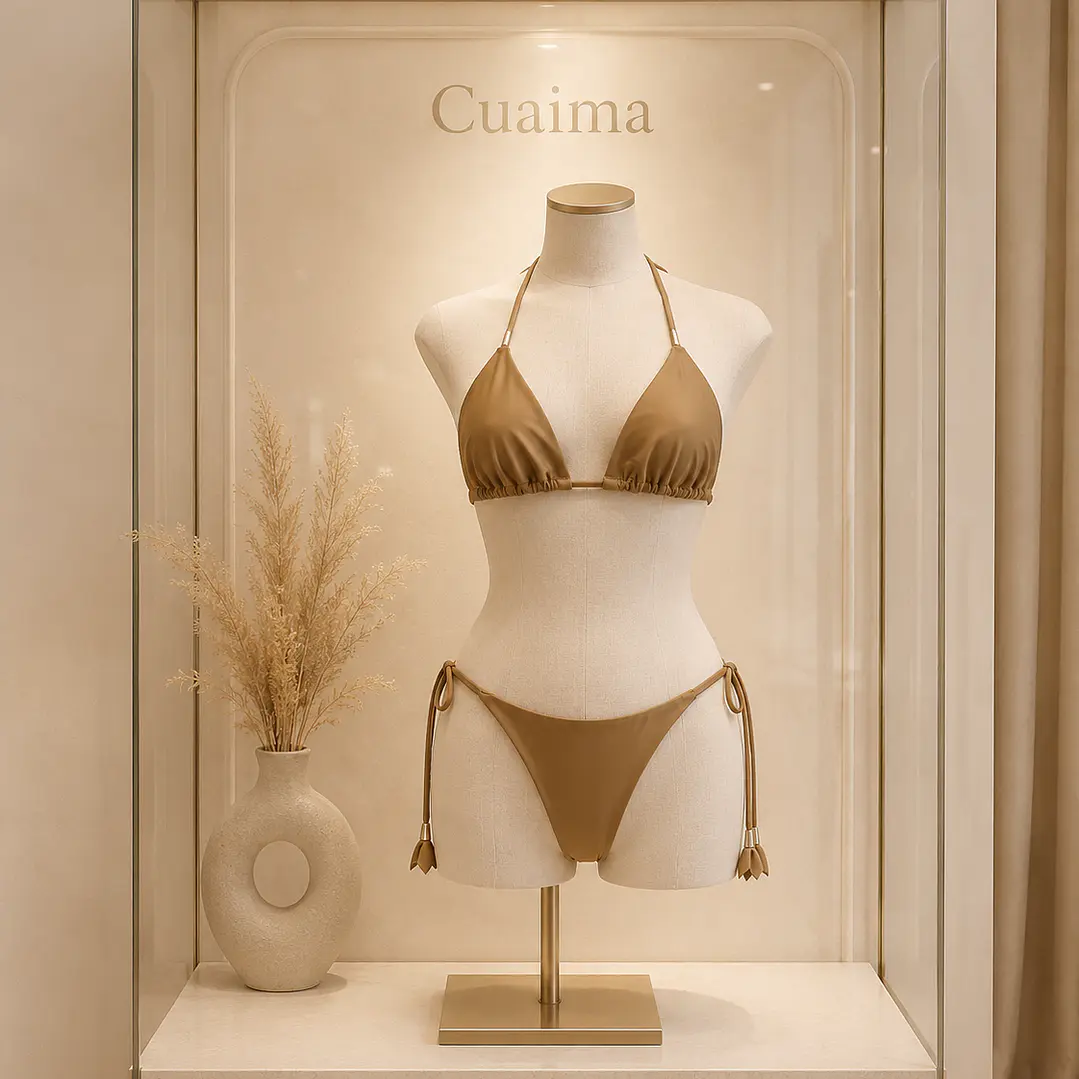 Bikini modelo CHOCOLATE FIT color Beige Oscuro sin costuras visibles   2