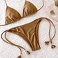 Bikini modelo CHOCOLATE FIT color Beige Oscuro sin costuras visibles   - Miniatura 3