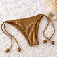 Bikini modelo CHOCOLATE FIT color Beige Oscuro sin costuras visibles   - Miniatura 4