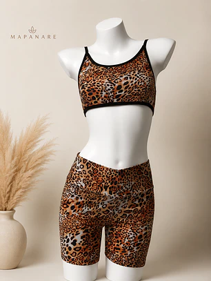 Top / Peto modelo ZEN en estampado de Animal Print 