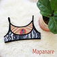 Top / Peto modelo ZEN en estampado de Serpiente tonos Negro-Gris - Miniatura 3