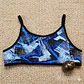 Top / Peto modelo ZEN en estampado geométrico tonos Negro-Azul - Miniatura 2