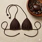 Bikini modelo CHOCOLATE FIT color CAFE MORO sin costuras visibles   - Miniatura 4