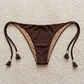 Bikini modelo CHOCOLATE FIT color CAFE MORO sin costuras visibles   - Miniatura 5