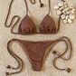 Bikini modelo CHOCOLATE FIT color MOKA  sin costuras visibles   - Miniatura 2