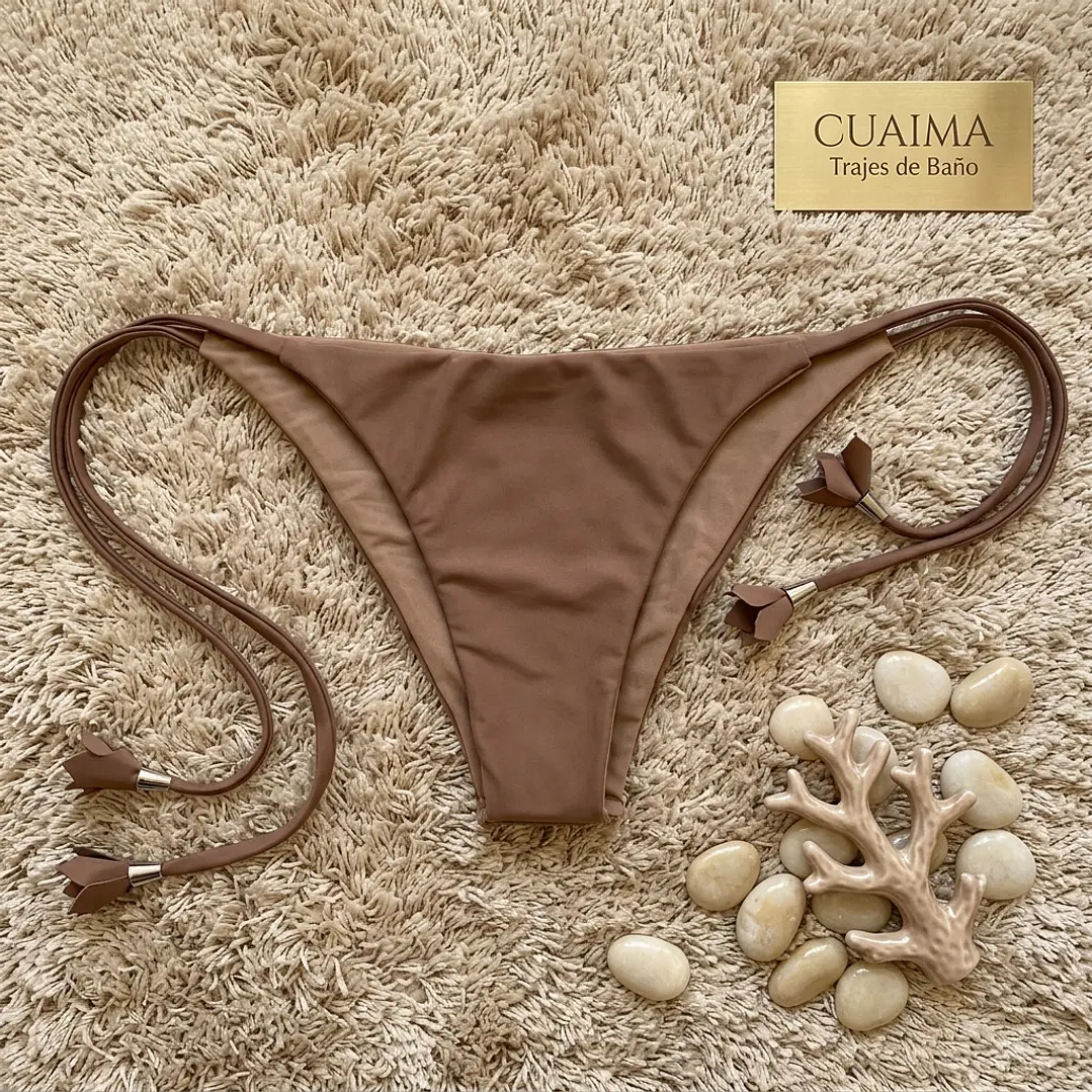 Bikini modelo CHOCOLATE FIT color MOKA  sin costuras visibles   4