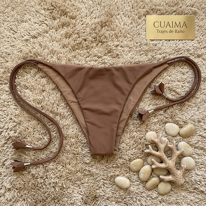 Bikini modelo CHOCOLATE FIT color MOKA  sin costuras visibles   4