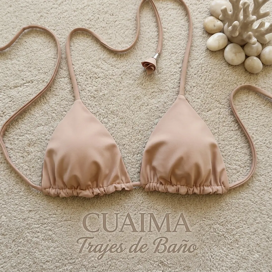 Bikini modelo CHOCOLATE FIT color BEIGE sin costuras visibles   3