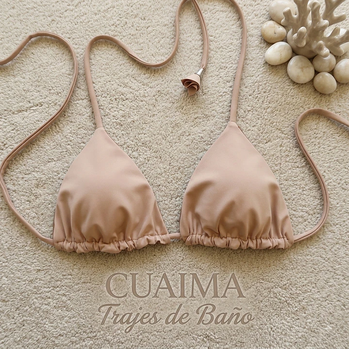 Bikini modelo CHOCOLATE FIT color BEIGE sin costuras visibles   3