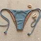 Bikini modelo CHOCOLATE FIT color CELESTE MAR sin costuras visibles   - Miniatura 4