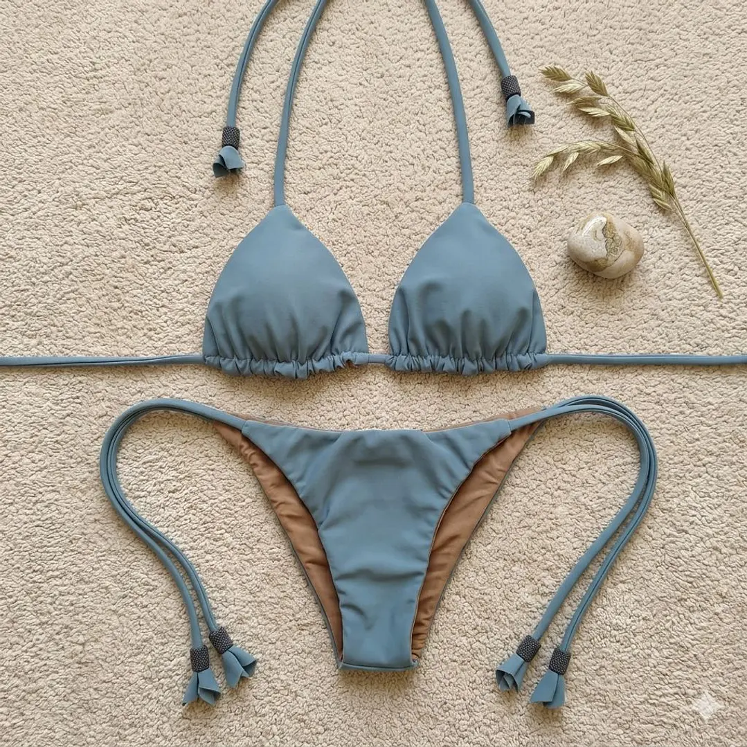 Bikini modelo CHOCOLATE FIT color CELESTE MAR sin costuras visibles   6