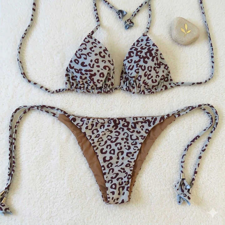 Bikini modelo CHOCOLATE FIT en Animal Print  sin costuras visibles   2