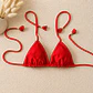 Bikini modelo CHOCOLATE FIT color ROJO sin costuras visibles   - Miniatura 3