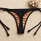 Bottoms/Panty Colaless Negro abrillantado individual mod. Chocolate  - Miniatura 3