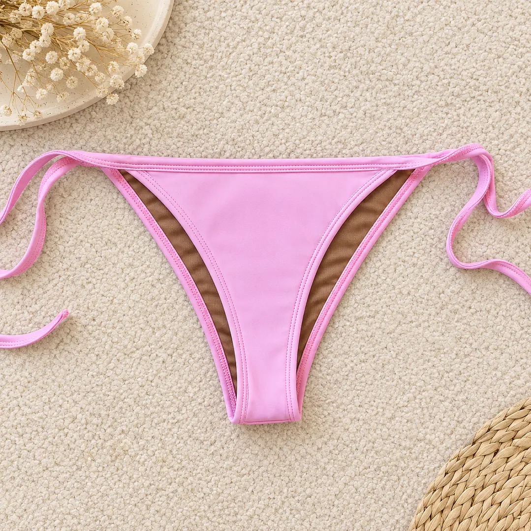 Bikini  MANDARINA  Rosado claro unicolor 3